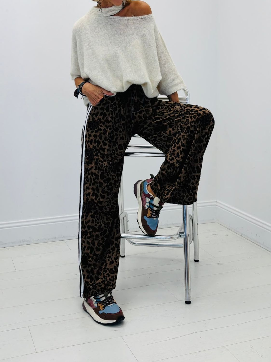 Pantalon Fluide Léo, Taille: S/M