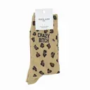 Chaussettes Crazy Bitch 36/40 Léopard