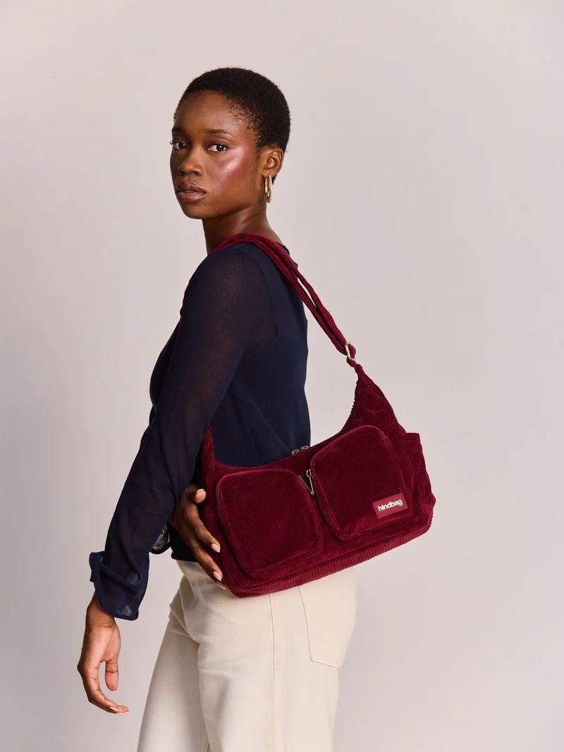 Sac Multipocket Émile, Couleur: Velours Bordeaux