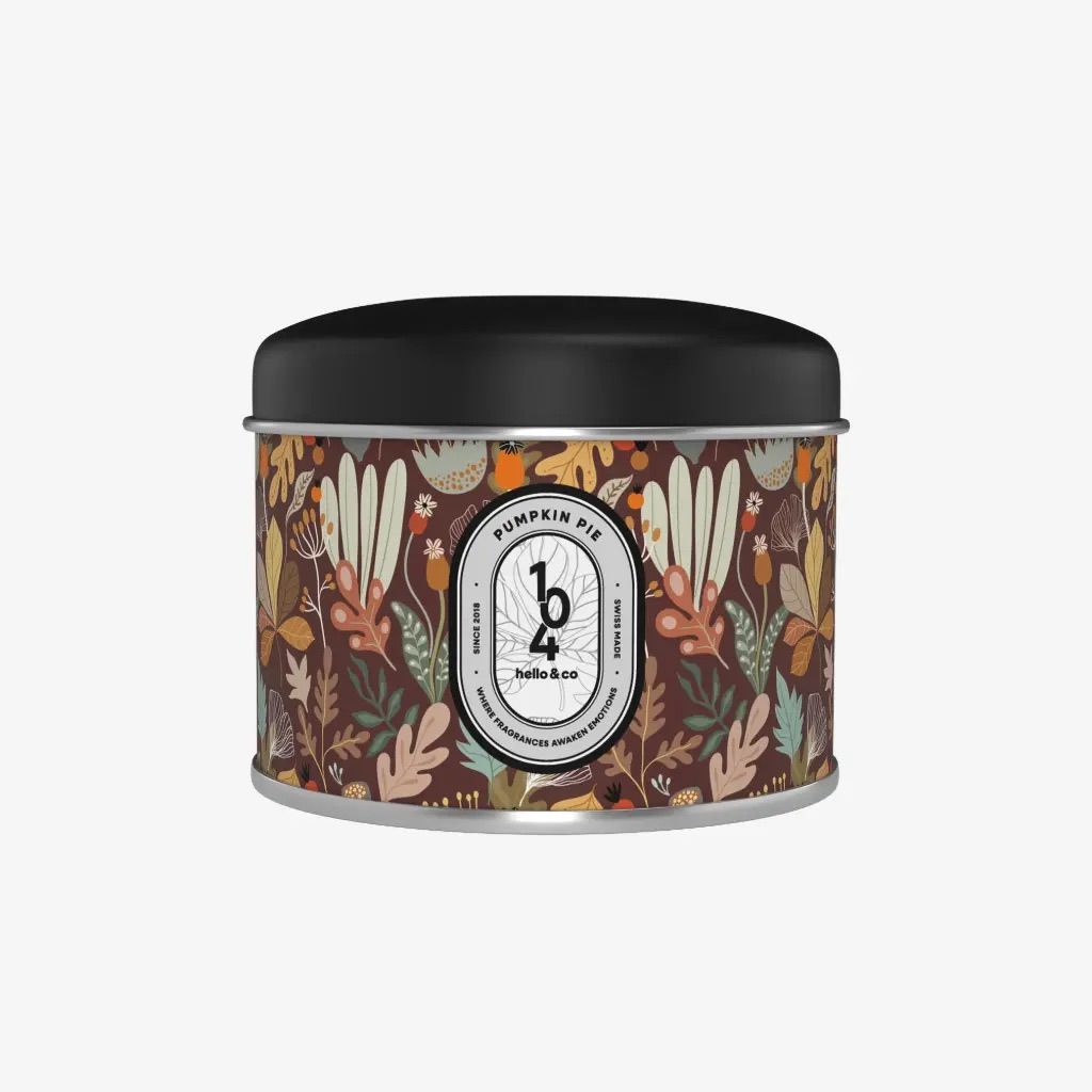 Bougie Hello Candle "Pumpkin Pie 104", Taille: 180ml