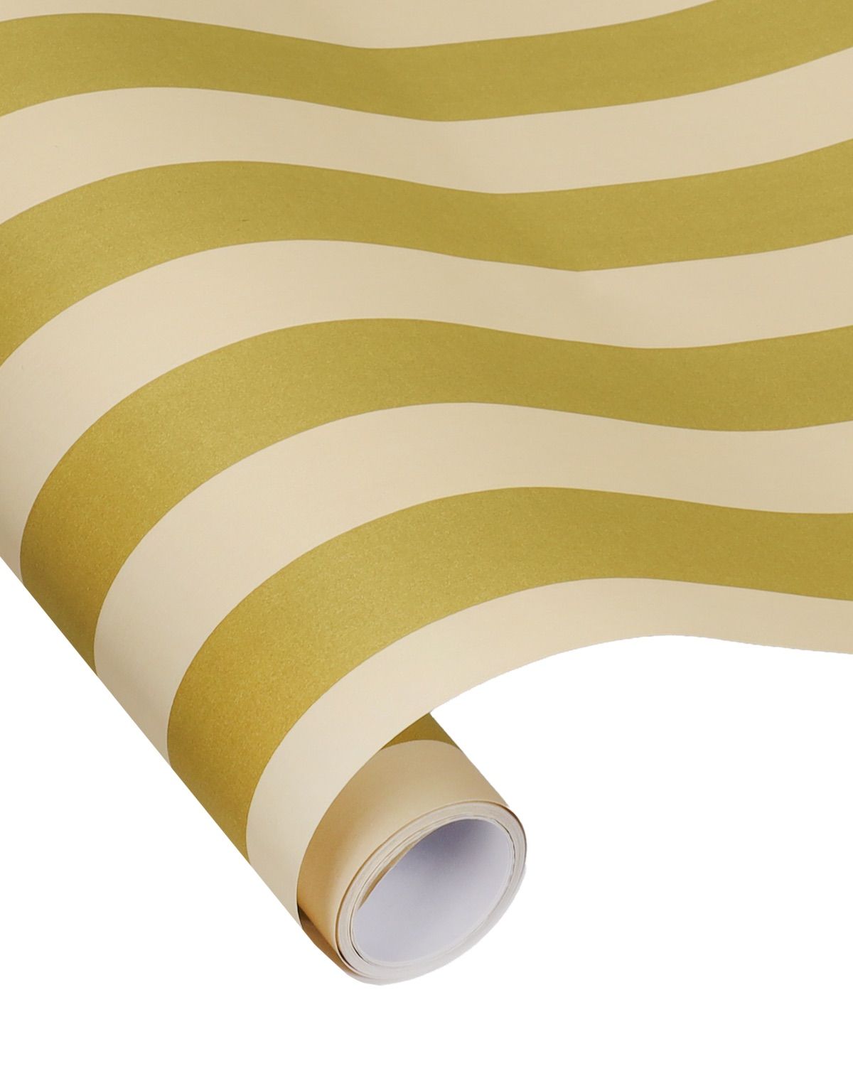 Papier Cadeaux, Motif: Rayé Vanille