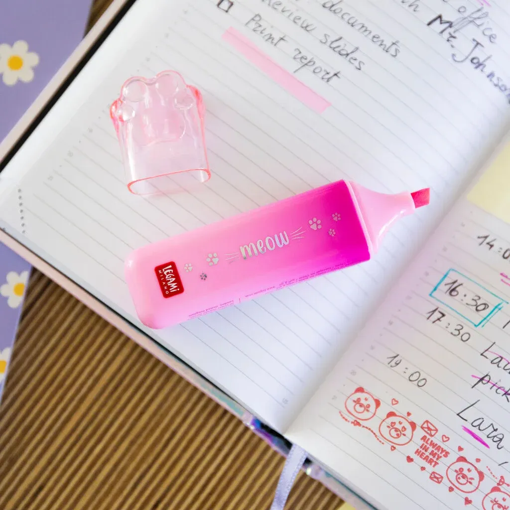 Surligneur Meow - Pink Legami