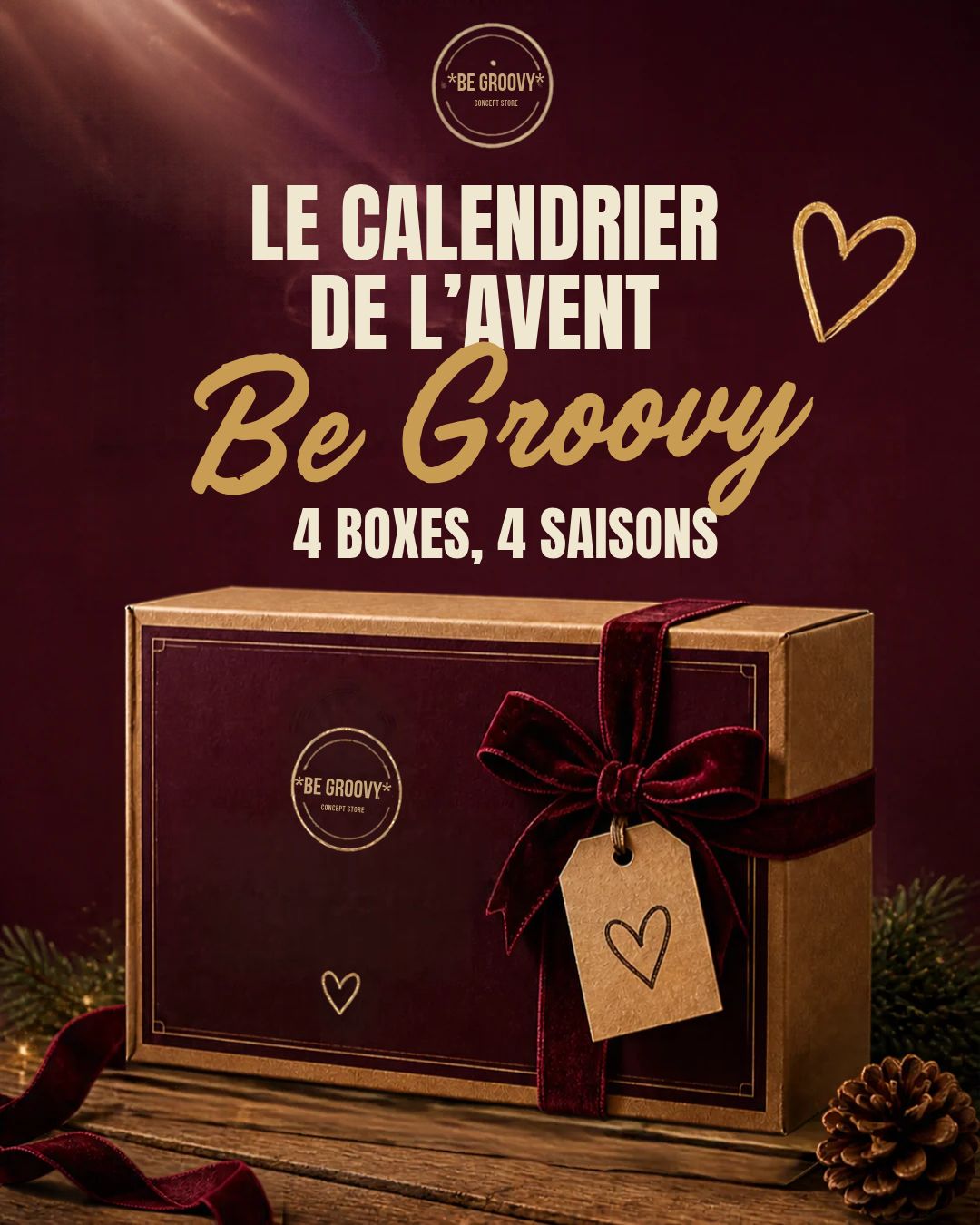 Calendrier de l'Avent Be Groovy, Mode de réception: Retrait en boutique
