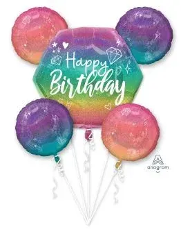 Balloon Bouquet Sparkle Birthday