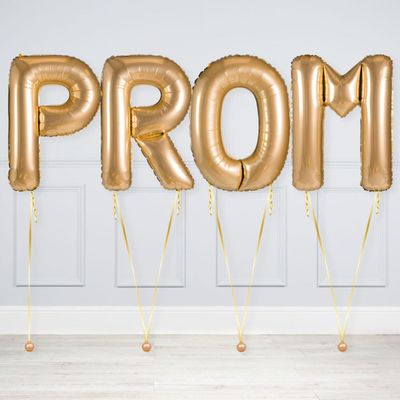 Prom Helium Balloon letters