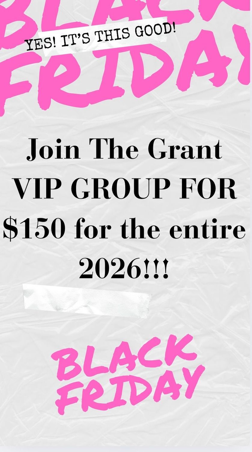 Black Friday Grant VIP Annual GROUP