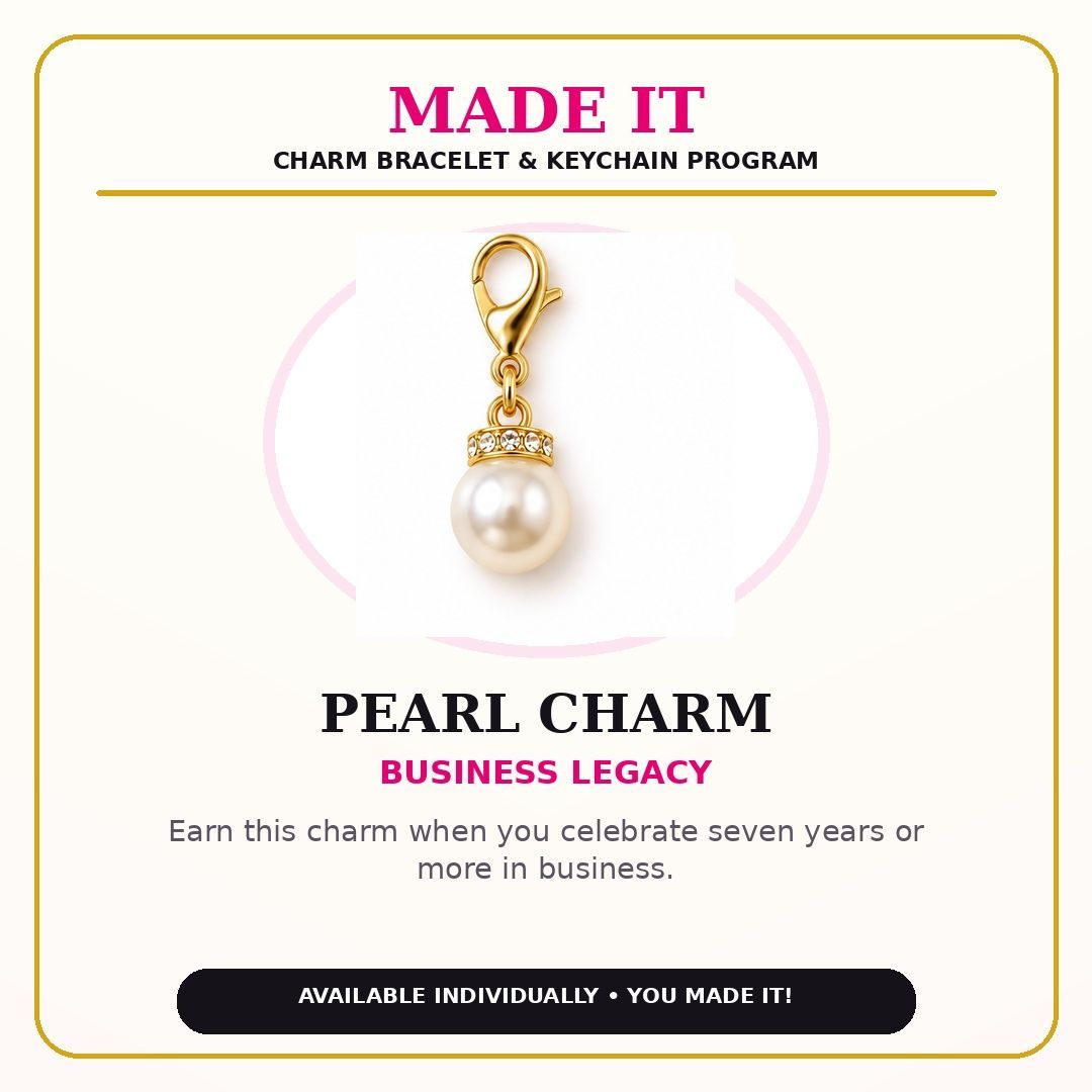 Made It Charm- Pearl