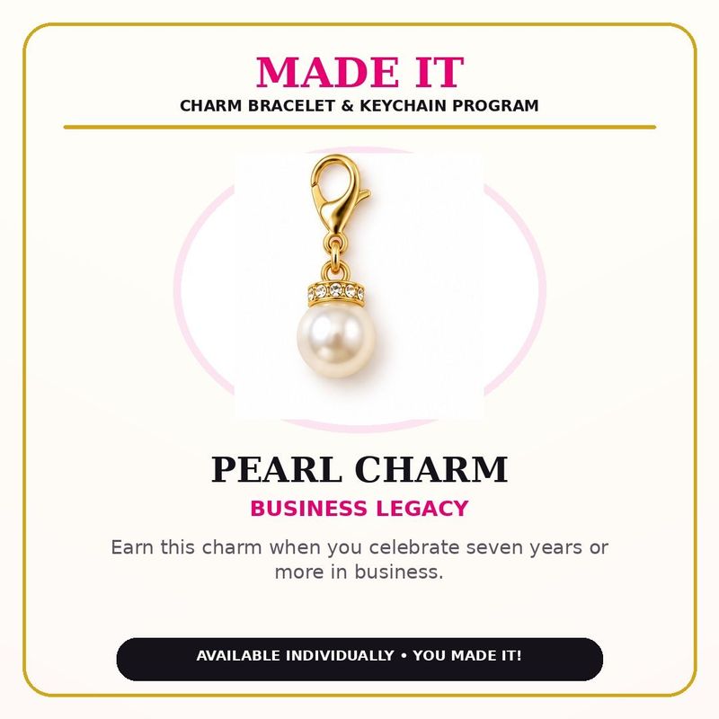 Made It Charm- Pearl