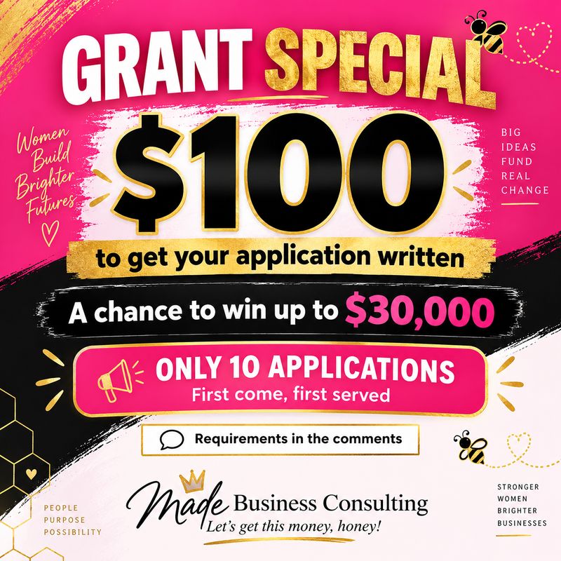 Grant Writing Sale