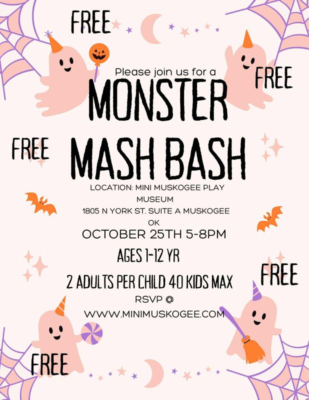Saturday Monster Mash Bash