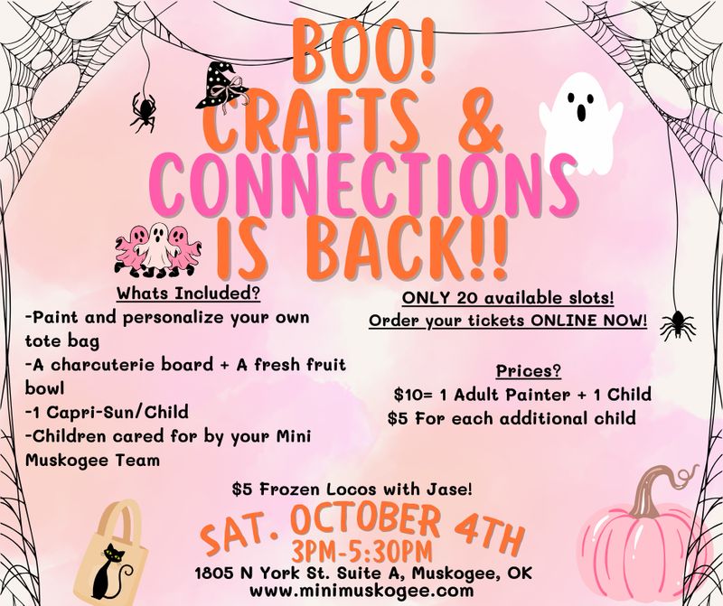 Crafts and Connections October