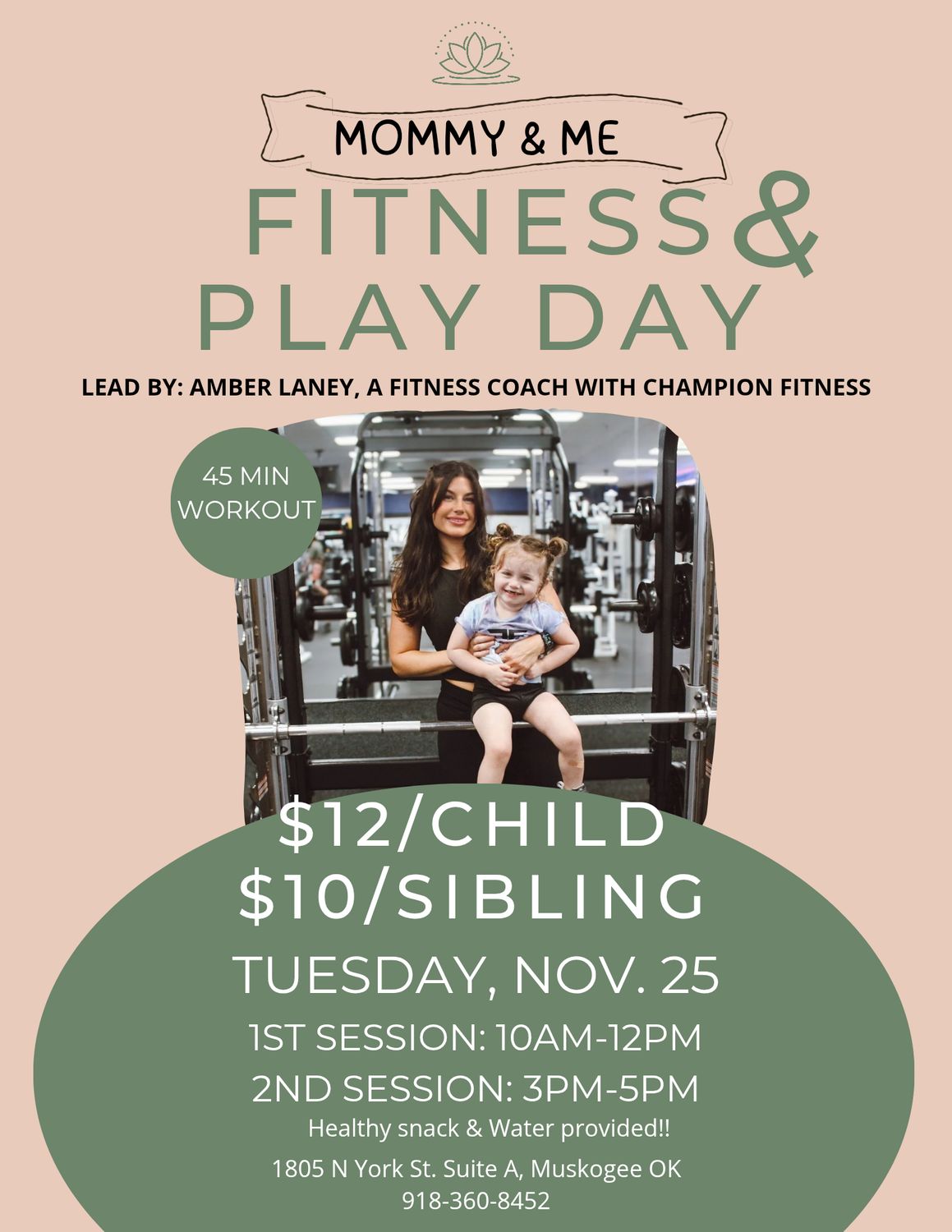 10AM-12PM Mommy & Me Fitness & Play Day 10AM-12PM Mommy & Me Fitness & Play Day