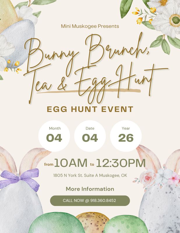MORNING Bunny Brunch, Tea, and Egg Hunt
