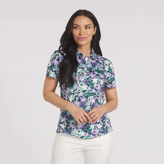 Women&#39;s CLOUDSPUN Zebra Golf Polo