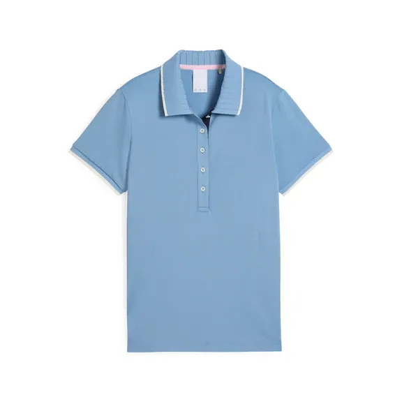 Women&#39;s AP Pique Golf Polo, Color: Zen Blue, Size: XS