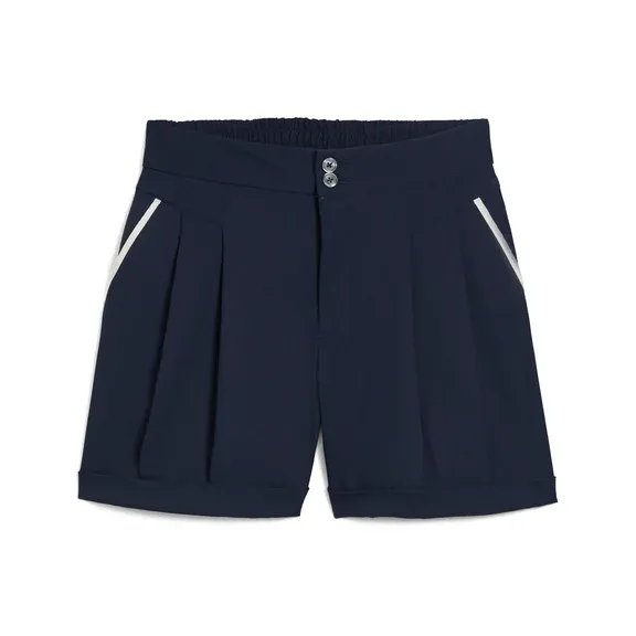 Women&#39;s AP Solid Golf Shorts, Color: Deep Navy, Size: XS