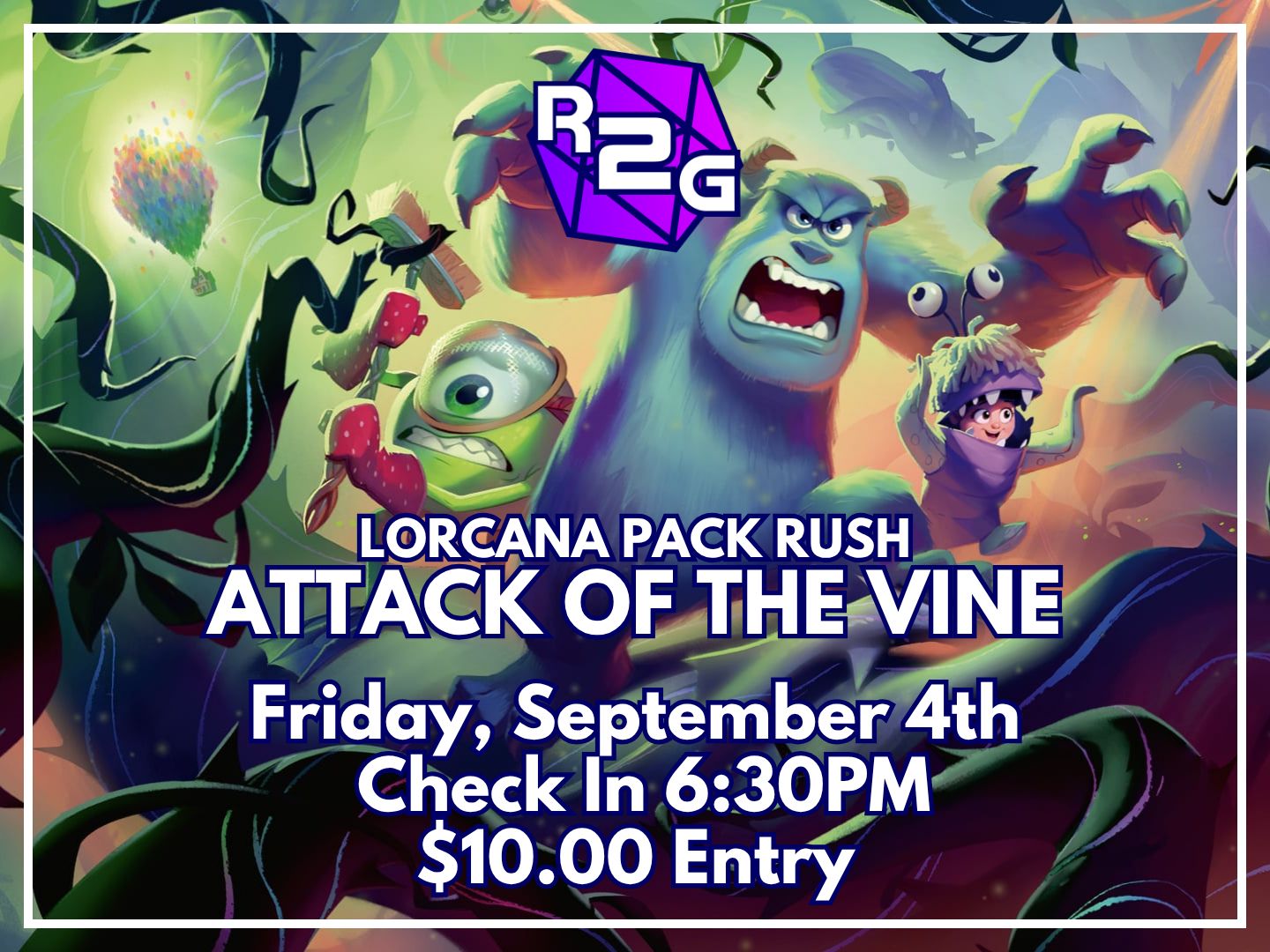 Disney Lorcana - Attack of the Vine Pack Rush (Fri. 9/4)