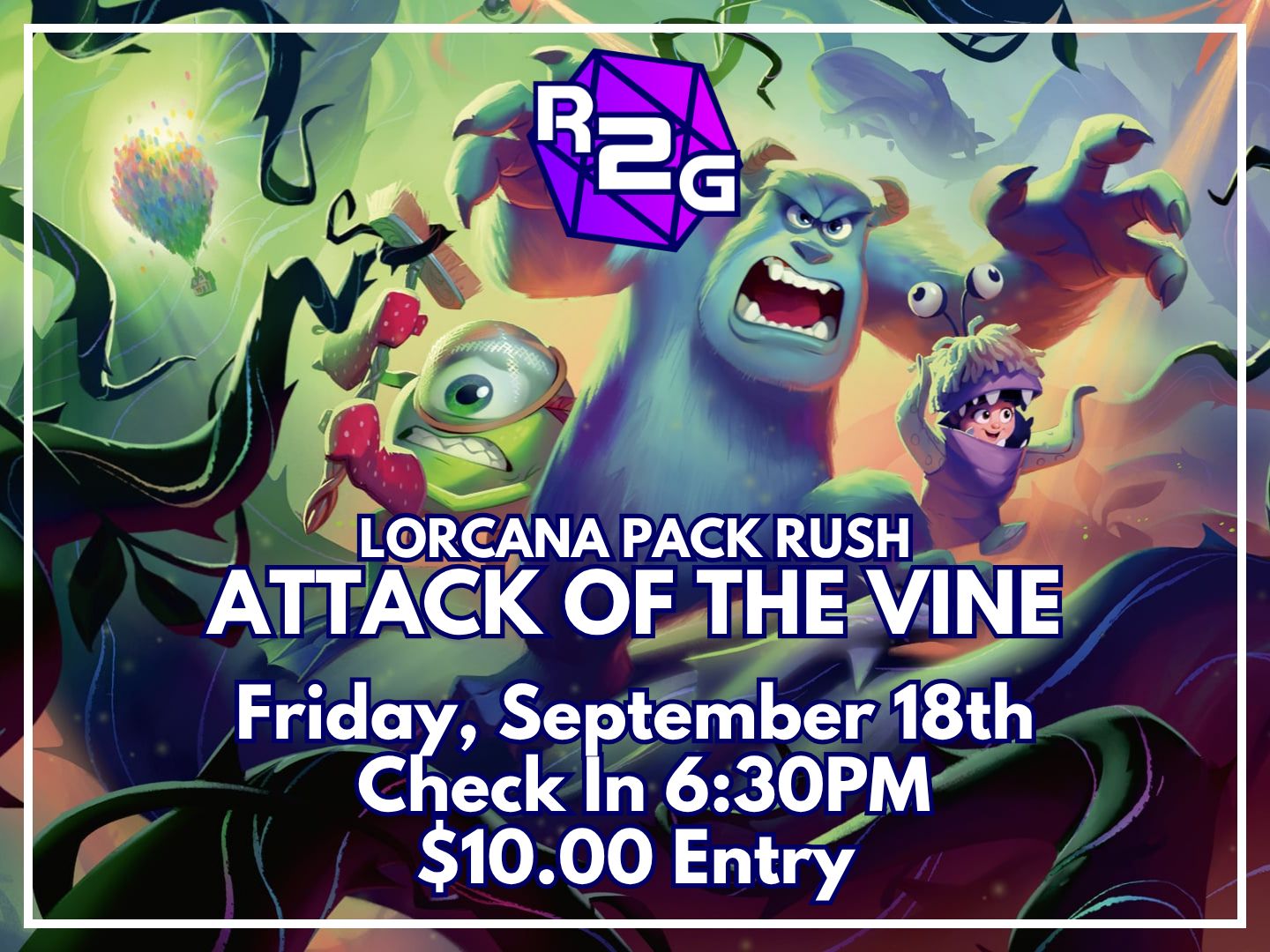 Disney Lorcana - Attack of the Vine Pack Rush (Fri. 9/18)