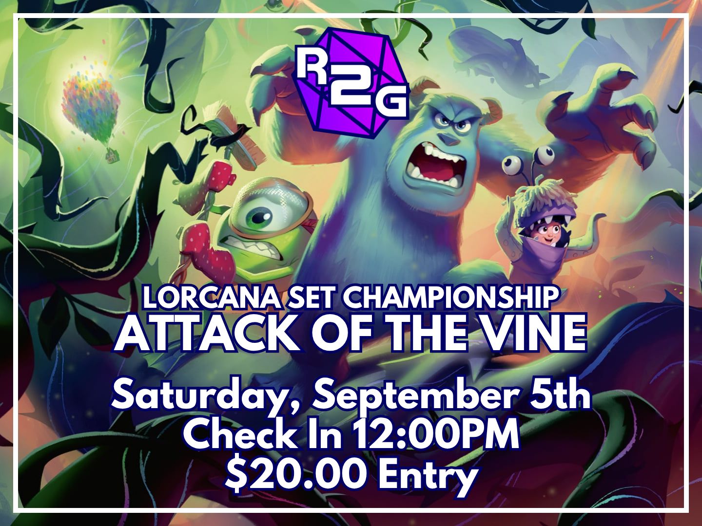 Disney Lorcana - Attack of the Vine Set Championship (Sat. 9/5)
