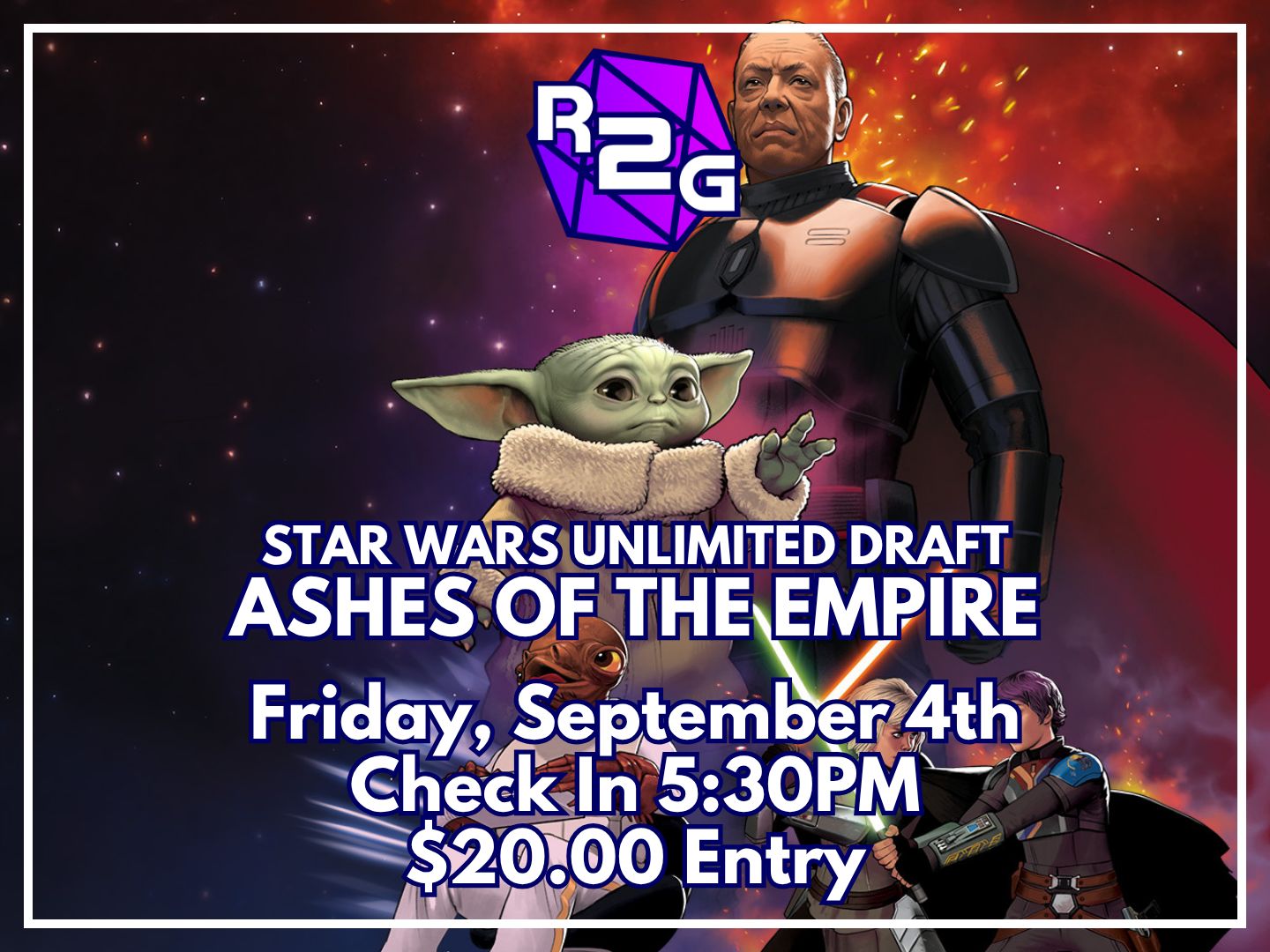 Star Wars Unlimited - Ashes of the Empire Draft (Fri. 9/4)