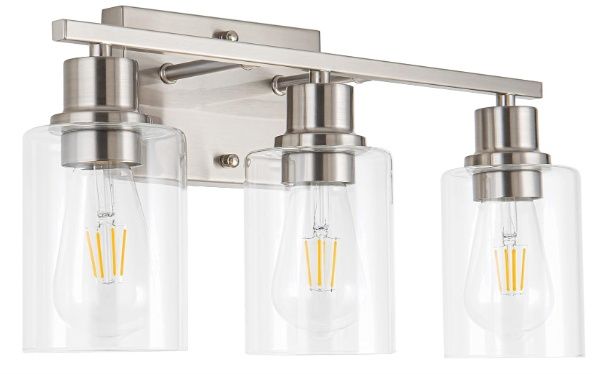 3 Light Fixture Bathroom