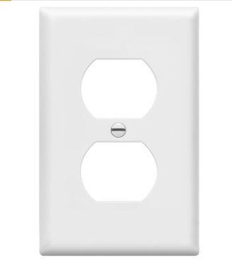 Duplex Receptacle Outlet Wall Plate,