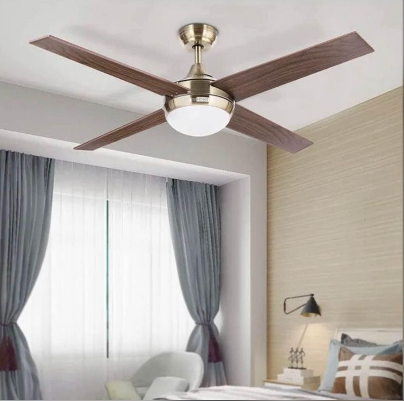 VIVOHOME 52 Inch 4 Blades Ceiling Fan with LED Light and Remote Control