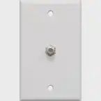 1-Gang Coaxial Wall Plate