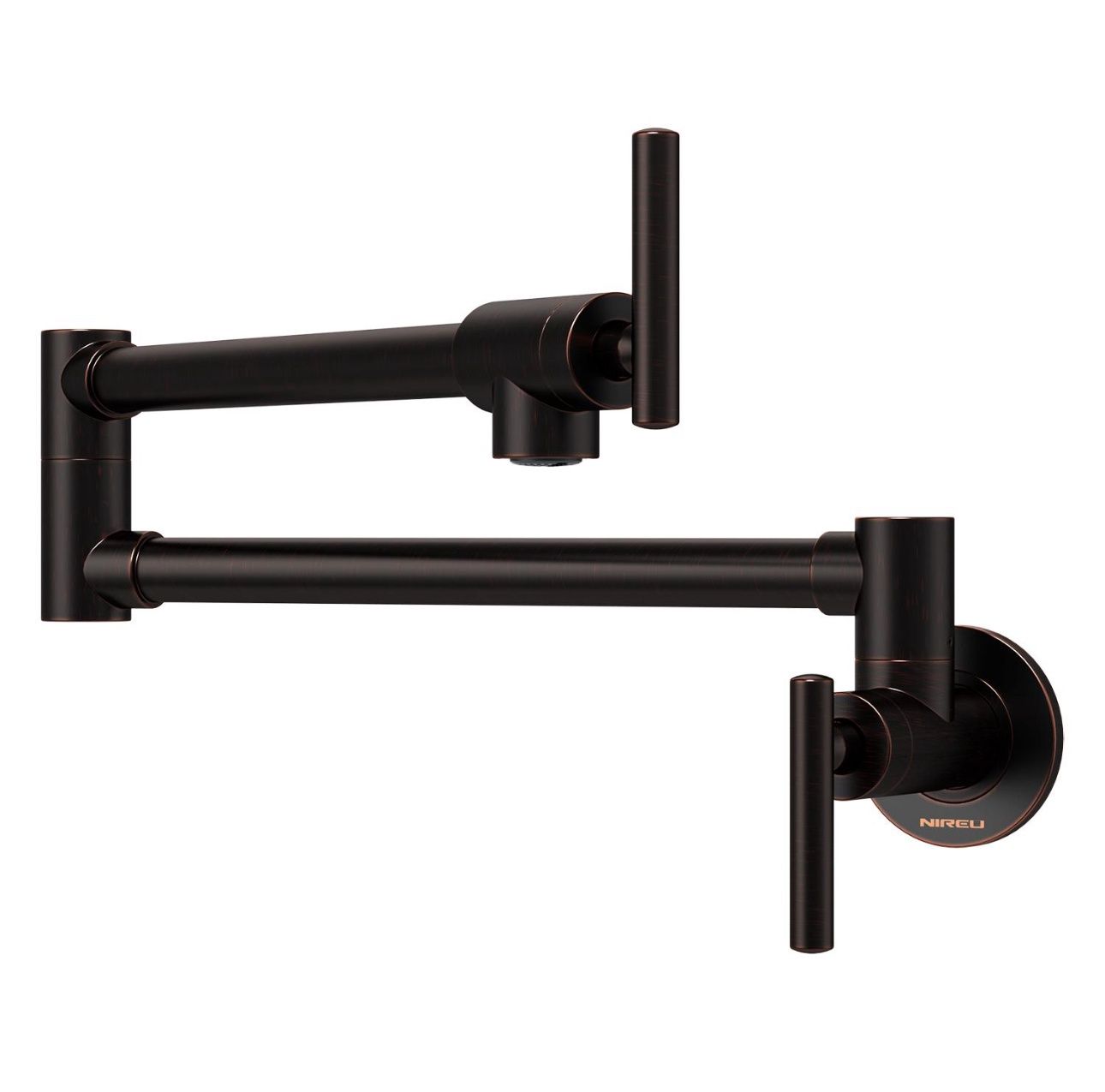 Wall-mounted  Oil Rubbed Bronze Kitchen Faucet