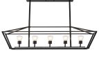 5 Light fixture farmhouse style