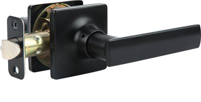 Matte Black Door Knob - No Lock