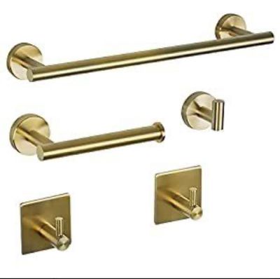 Bathroom Hardware Set  5-Piece - Gold