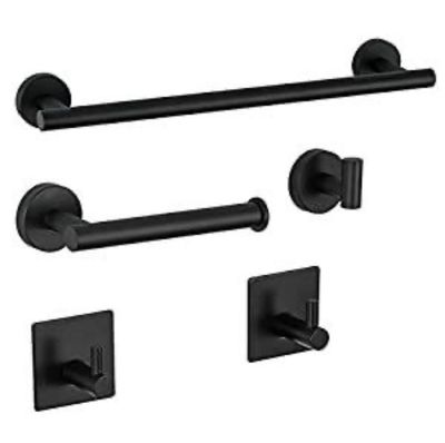 Bathroom Hardware Set 5-Piece - Matte Black