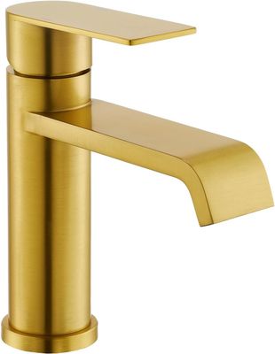 Minimalist Bathroom Faucet - Gold