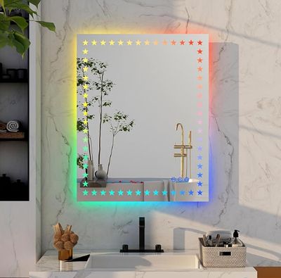 40x32 inch RGB LED Bathroom Mirror