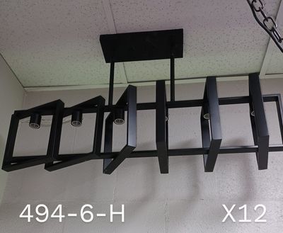 6 Lights chandelier Farmhouse style