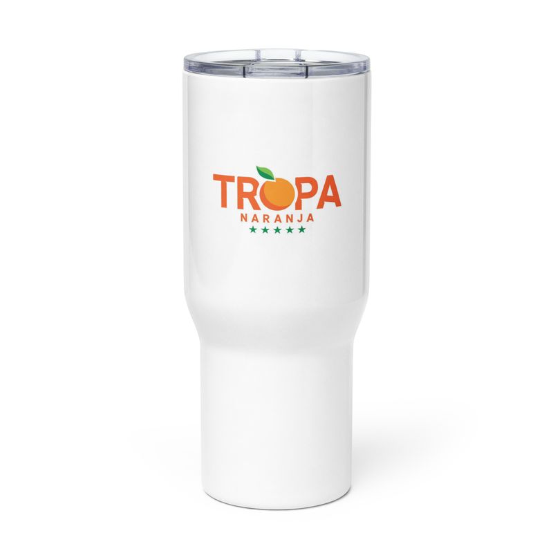 Tropa Naranja travel mug
