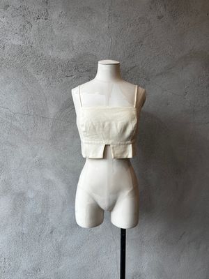 Notched Cropped Cami