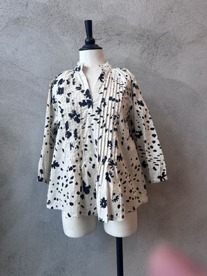 Part Two Aletta Cotton Pintuck Blouse