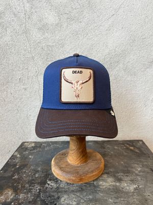 Goorin Two-Tone Skull ball cap