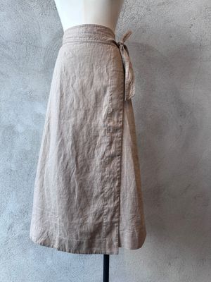Arbella Linen Wrap Skirt