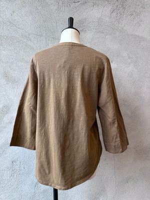 Long Bi-Material Shirt