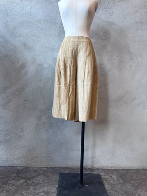 Crinkled Effect Bermuda Shorts