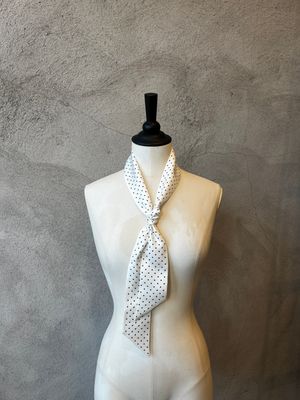 Skinny silk scarf