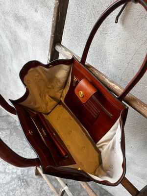 Leather Tote Handbag