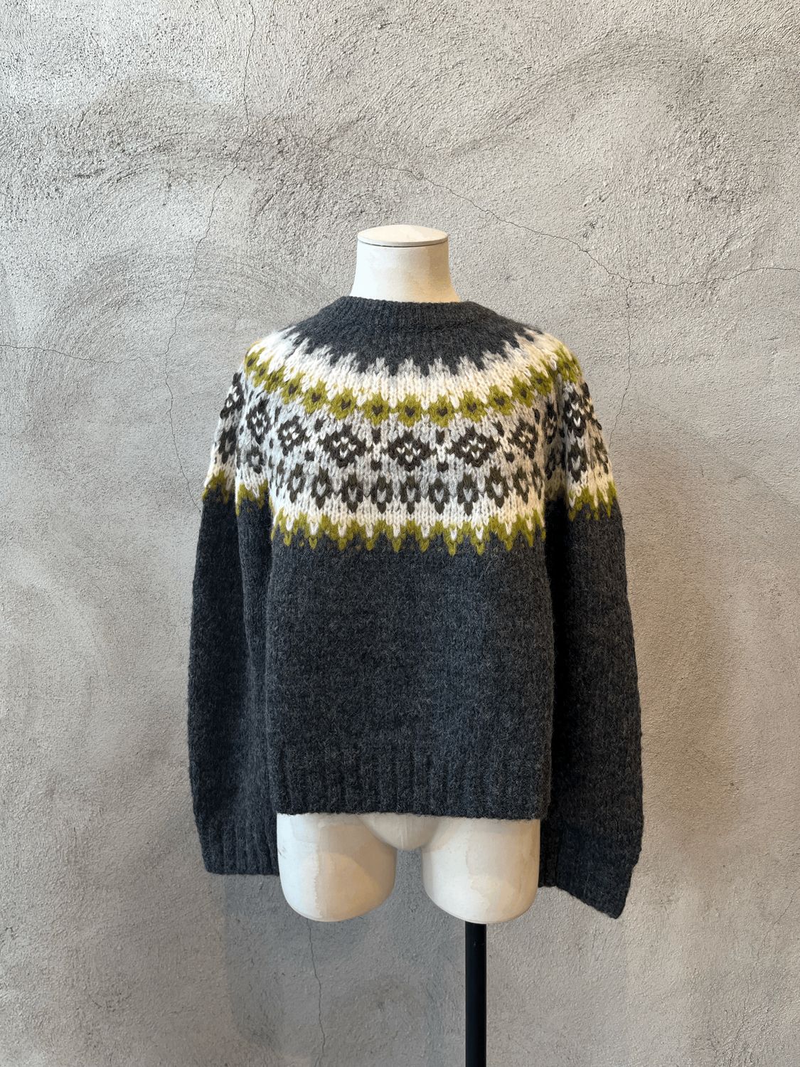 Edith07 Fair Isle Sweater