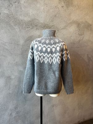 Aggie Fair Isle Mock Sweater