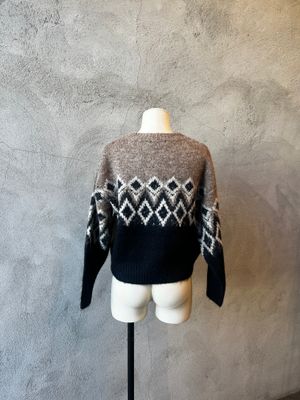 Aria Fair Isle Crew Sweater