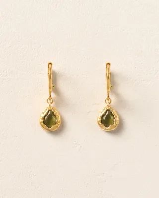 Lysia Dark Green Earrings