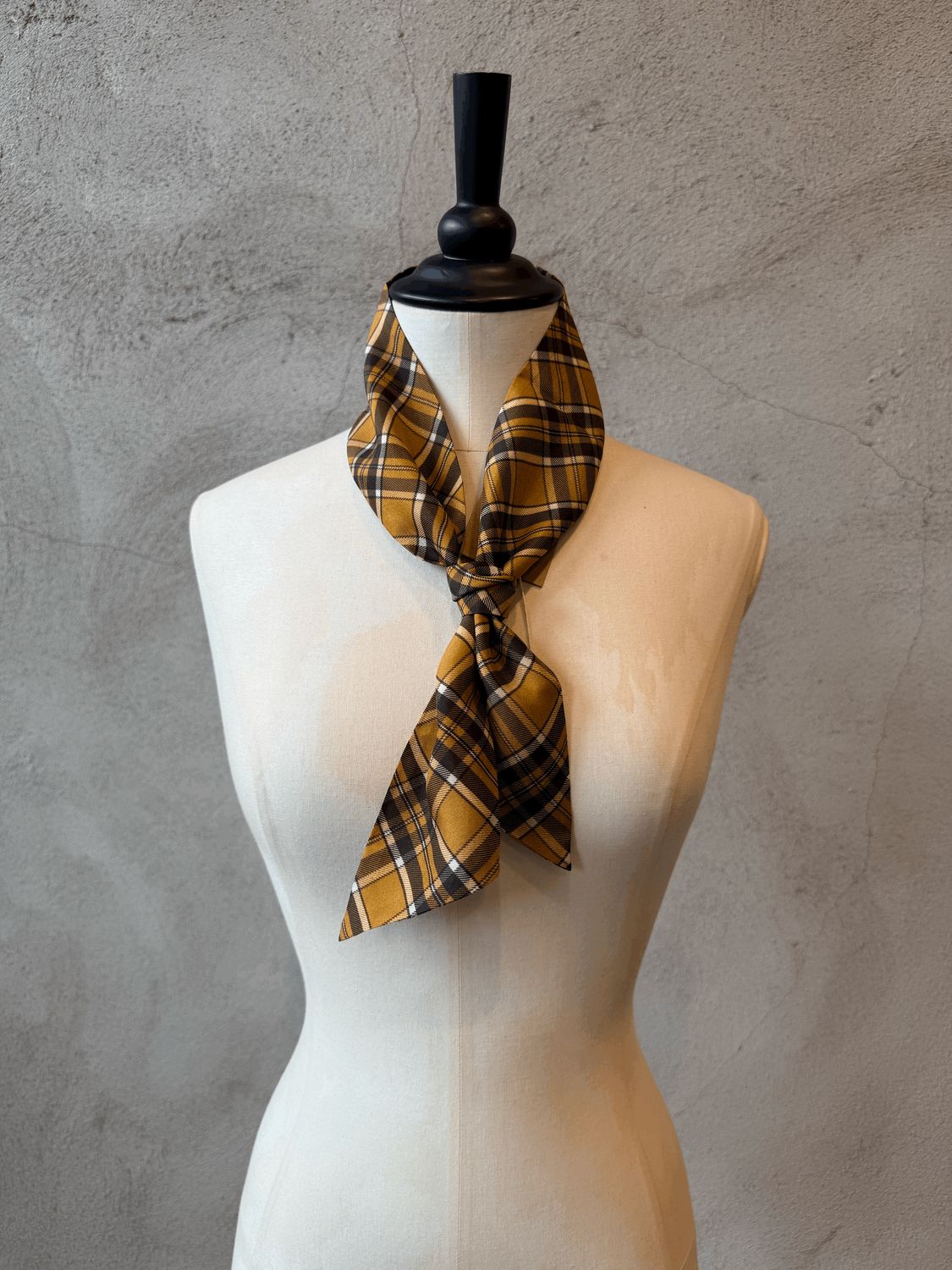 Silk tie scarf